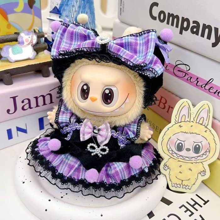 cute labubu doll clothes set - stylish 17cm labubu clothes - Image 6