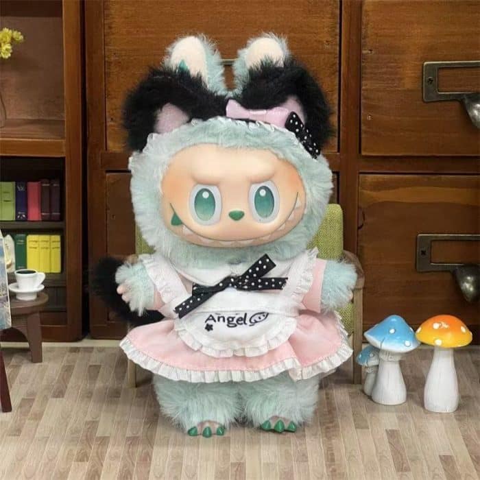 kawaii labubu doll clothes set - stylish 17cm labubu clothes - Image 5