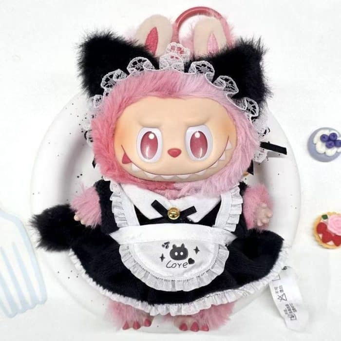 kawaii labubu doll clothes set - stylish 17cm labubu clothes - Image 7