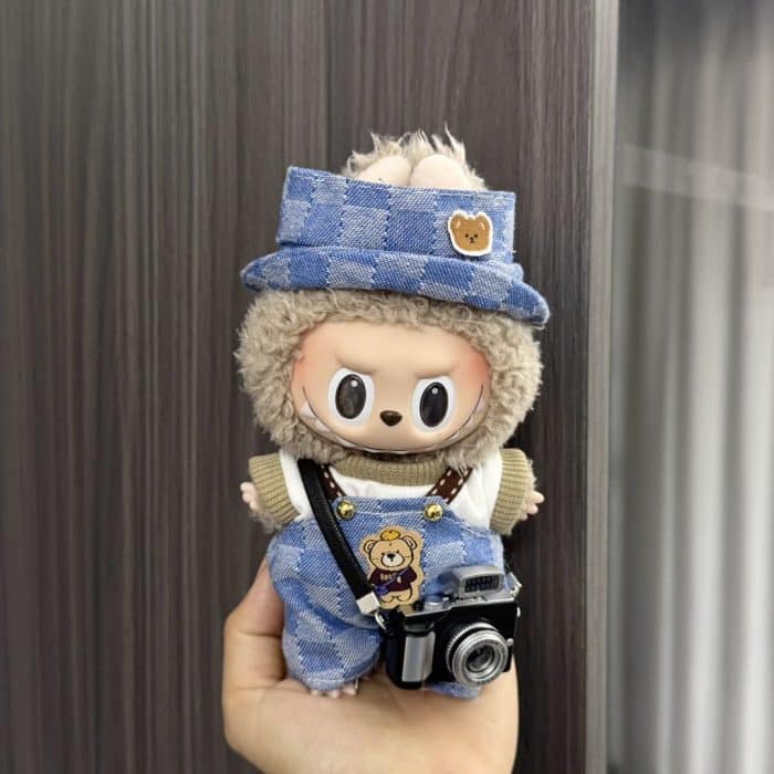 camera labubu doll clothes set - stylish 17cm labubu clothes - Image 6