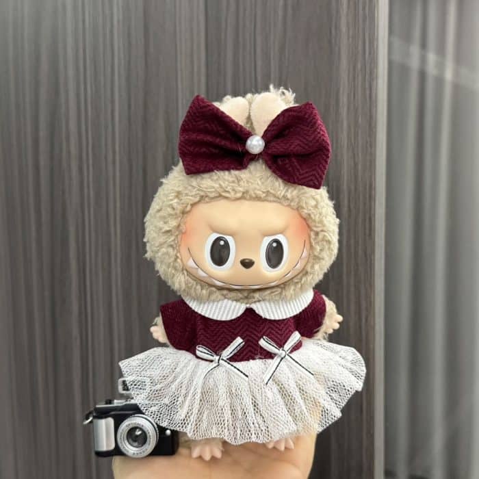 camera labubu doll clothes set - stylish 17cm labubu clothes - Image 5