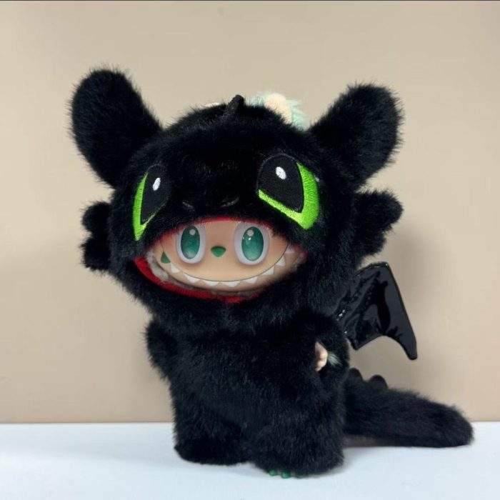 LABUBU Clothes Black Dragon Night Fury Outfit - Image 4