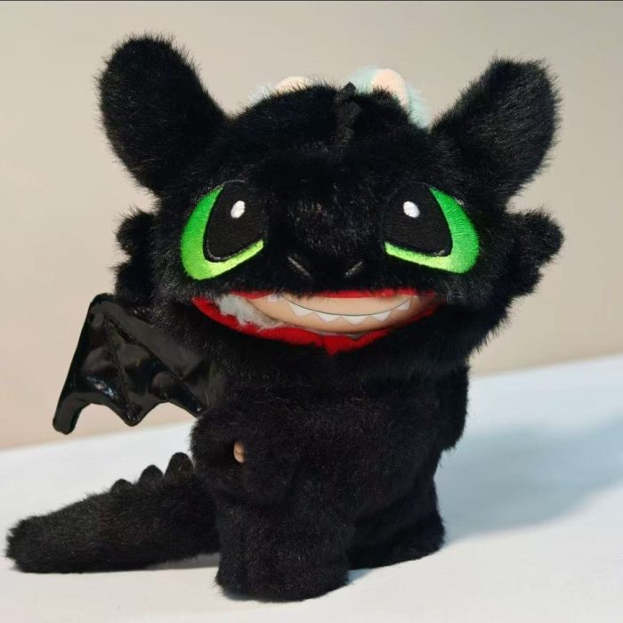 LABUBU Clothes Black Dragon Night Fury Outfit - Image 2