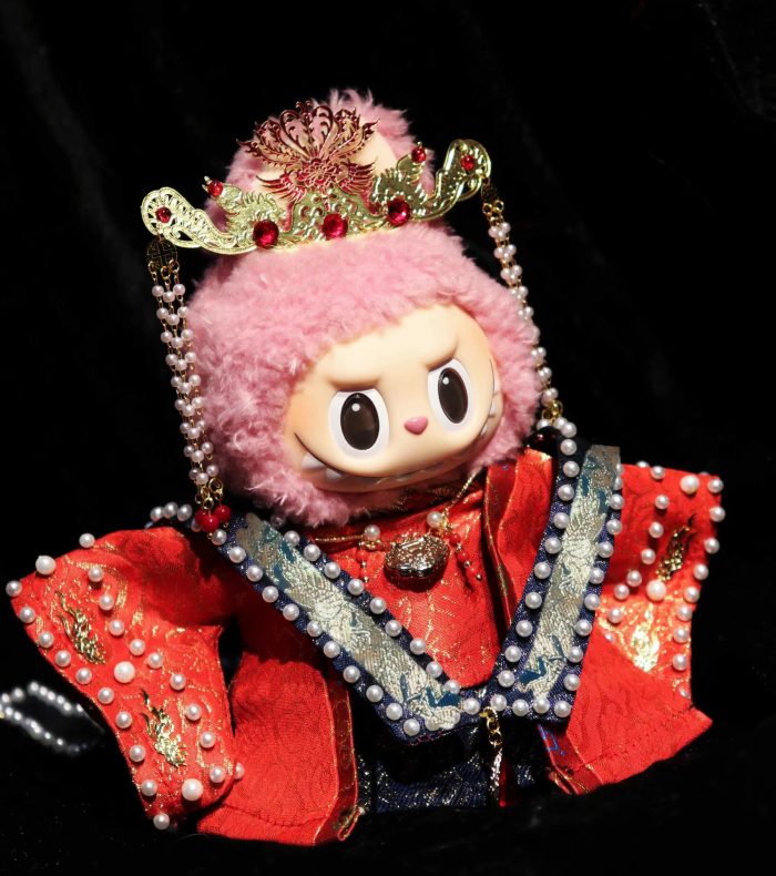LABUBU Clothes Hanfu Xiuhe Ancient Costume Wedding Dress Handmade Outfit - Image 4