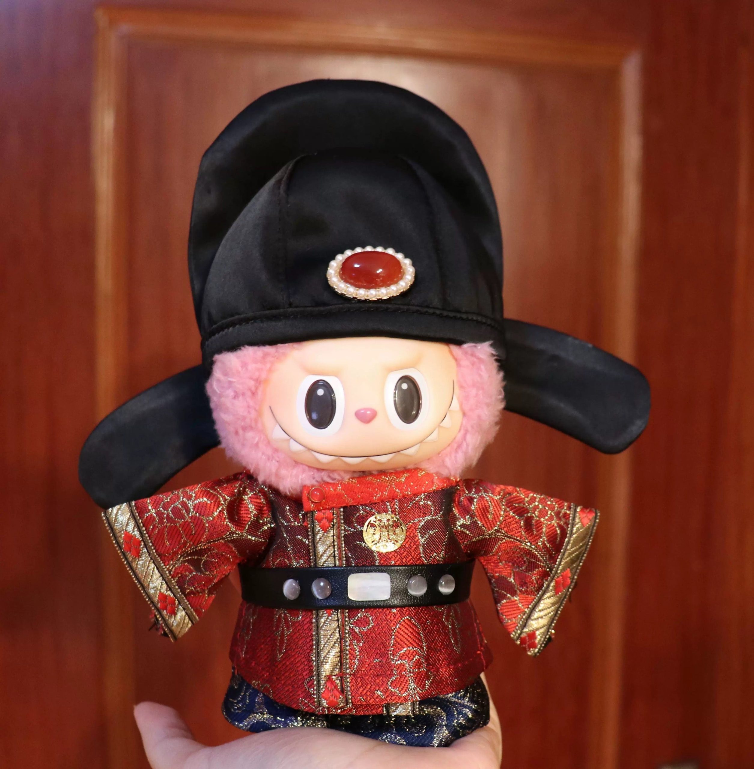 LABUBU Clothes Hanfu Xiuhe Ancient Costume Wedding Male Handmade Outfit - Image 2