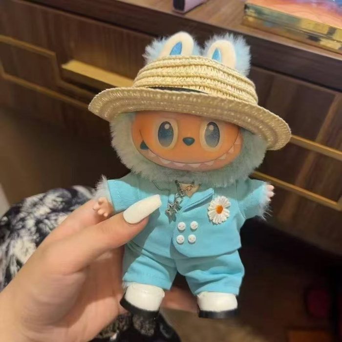LABUBU Clothes G-Dragon Blue Daisy Suit Outfit - Image 4