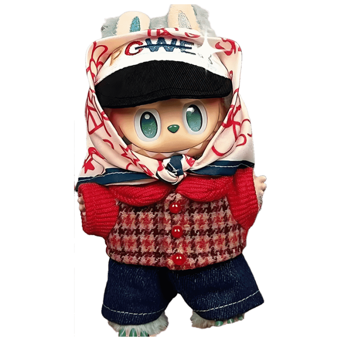 LABUBU Clothes G-Dragon Red Power Outfit