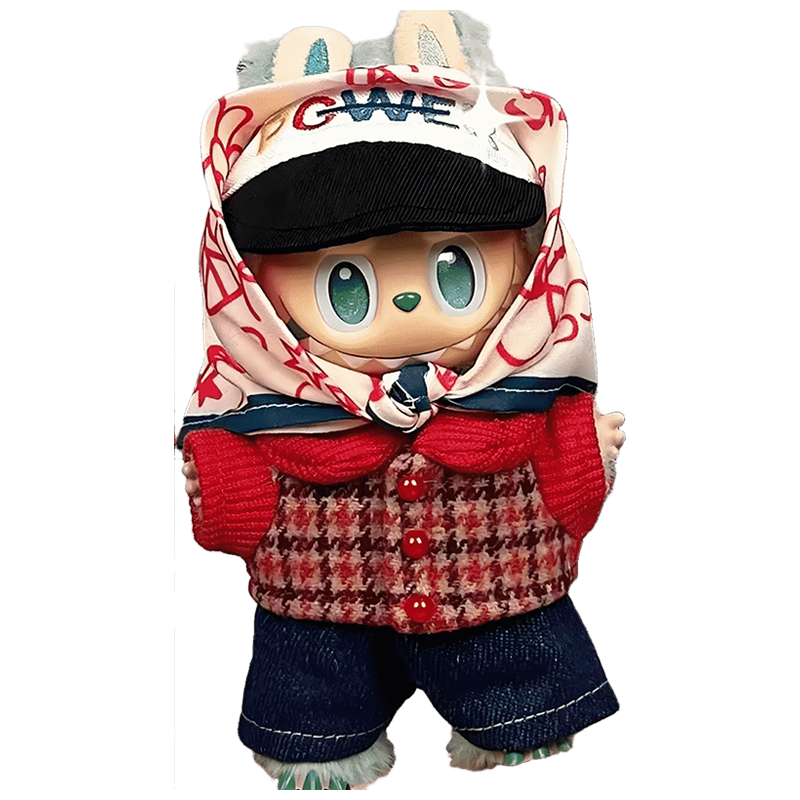 LABUBU Clothes G-Dragon Red Power Outfit